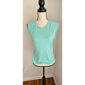 Lululemon hiking mint green cap sleeve top